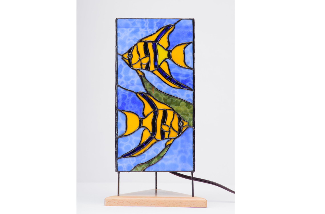 Stained Glass Table Lantern | Pittsburgh Glass Center