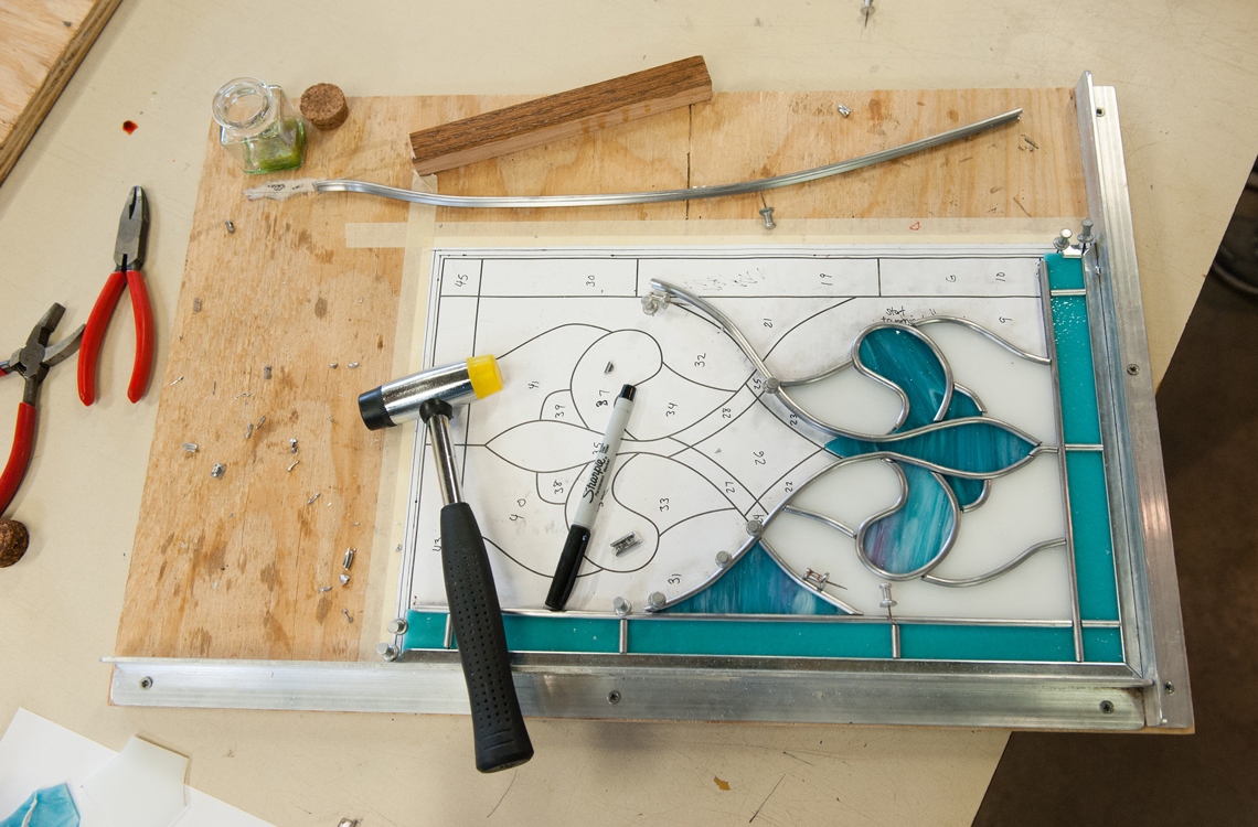 Stained Glass Work Table Design Home Design Ideas